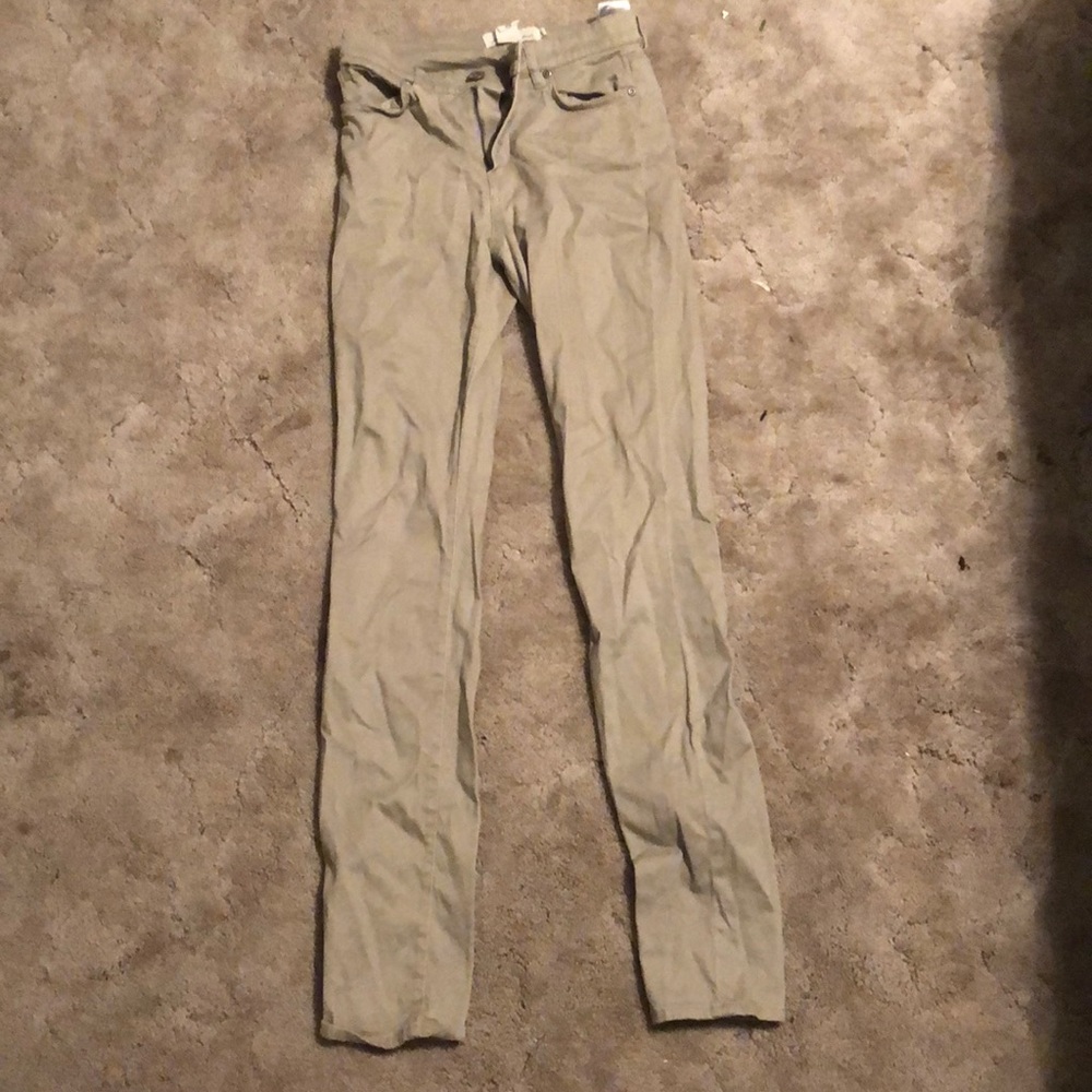 Tan stretchy skinnies